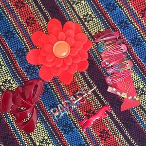 🌻 (5 items for $15)Red Mustang Lot~ a little weird but in a good way (I think?)